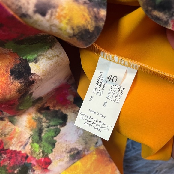 Chiara Boni La Petite Robe Biancamaria Dress in Pop Water Color Size 40 US 4 - Picture 5 of 6